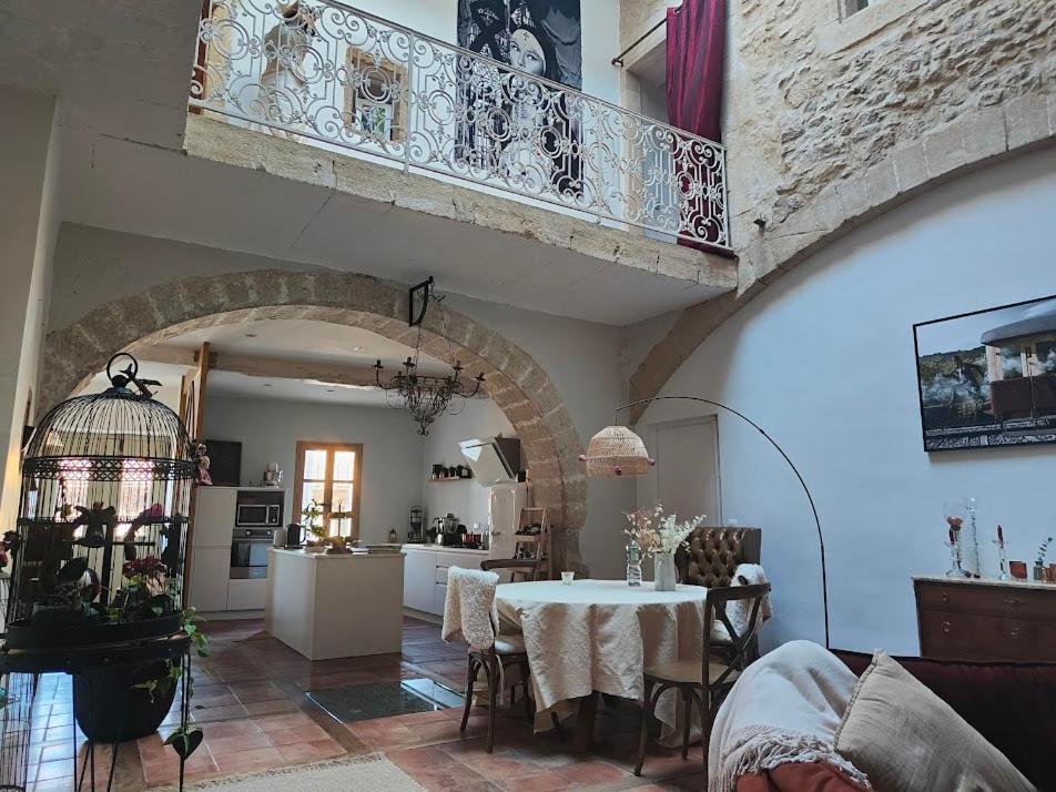 La Belle Epoque Pres De Nimes Et Uzes Otel Saint-Bauzely Dış mekan fotoğraf